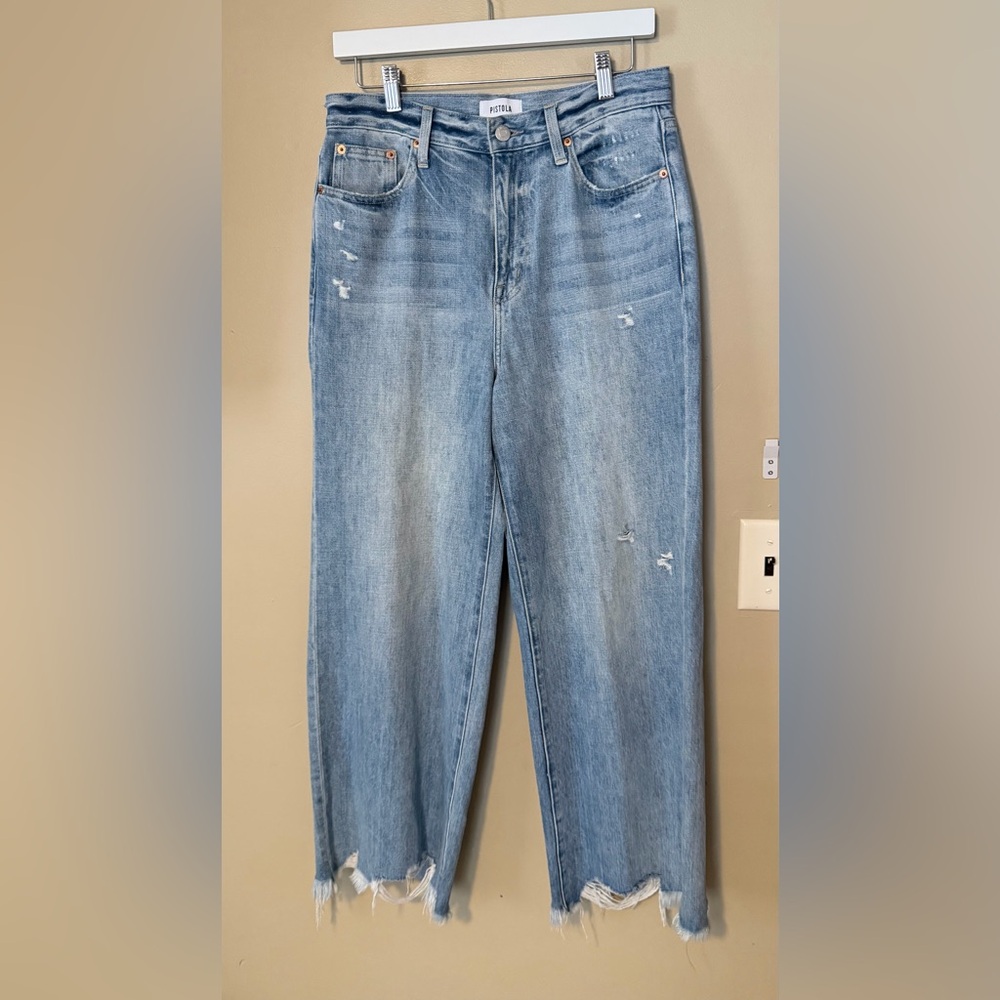 Pistola Loretta High Rise Wide Leg Jeans - Picture 2 of 10